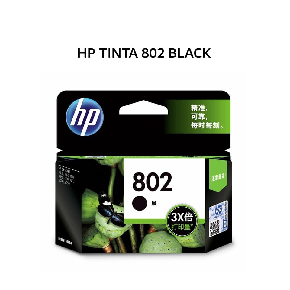 HP TINTA 802 BLACK