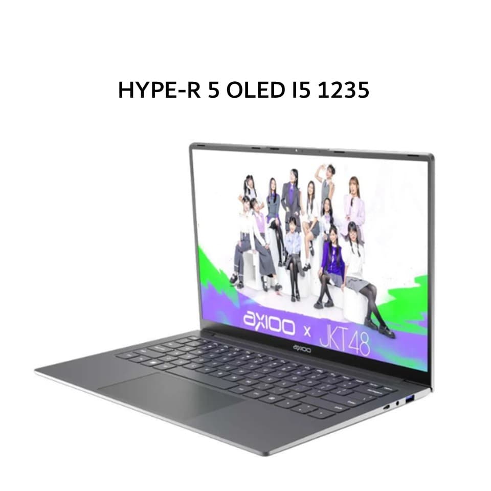 AXIOO HYPE-R 5 OLED I5 1235 24GB 512GB W11 14.0FHD BLK (UNDER 1KG)
