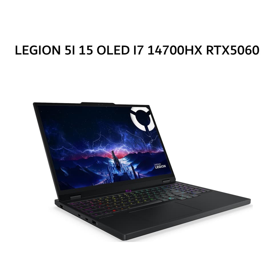 LENOVO LEGION 5I 15 OLED I7 14700HX RTX5060 8GB/ 24GB 512GB W11+OHS+M365B 15.1WQXGA 165HZ 24ZRGB 3Y+3ADP -43ID