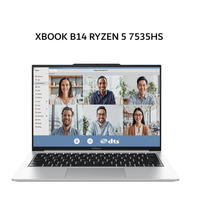 INFINIX XBOOK B14 RYZEN 5 7535HS 8GB 512GB W11 14.0WUXGA IPS 2Y SLV