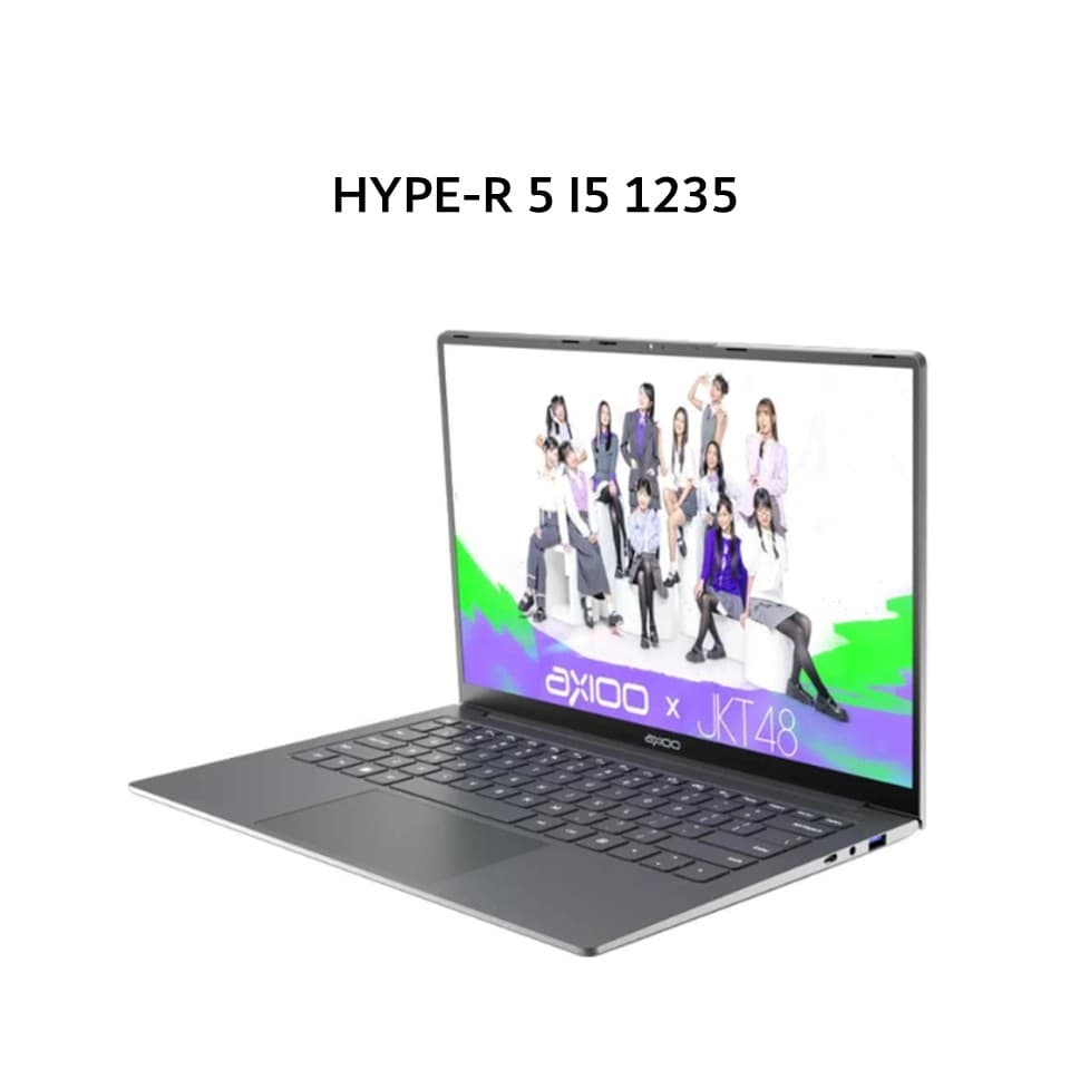 AXIOO HYPE-R 5 I5 1235 24GB 512GB DOS 14.0FHD BLK (1KG)