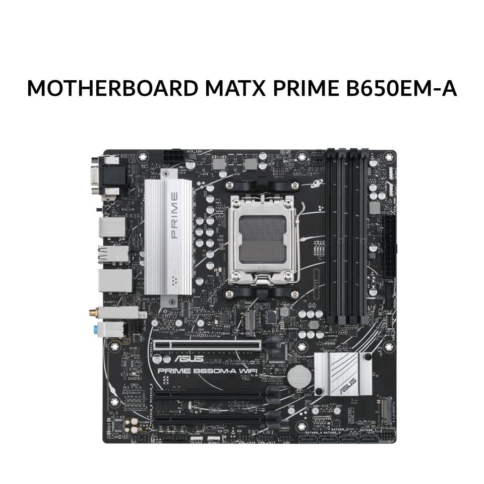 ASUS MOTHERBOARD MATX PRIME B650EM-A WIFI DDR5 AM5 /AMD 3Y