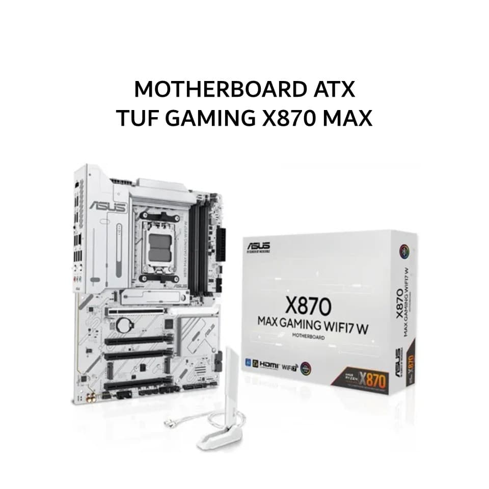 ASUS MOTHERBOARD ATX GAMING X870 MAX WIFI 7 W DDR5 AM5 /AMD 3Y