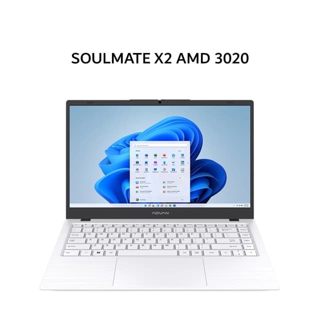 ADVAN SOULMATE X2 AMD 3020 8GB 128GB W11 14.0 IPS WHITE