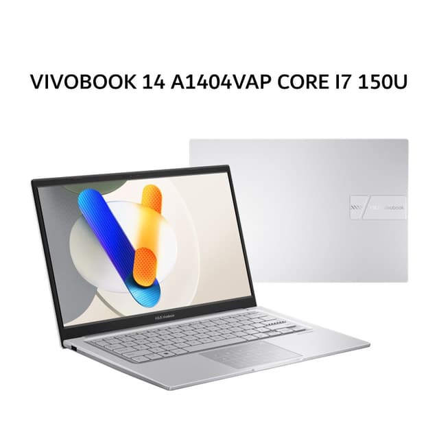 ASUS VIVOBOOK 14 A1404VAP CORE I7 150U 8GB 512GB W11+OHS+M365B 14.0FHD BLIT VIPS SLV -VIPS7853M