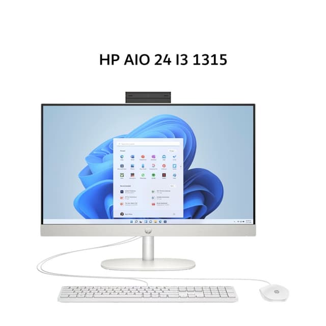 HP AIO 24 I3 1315 8GB 512GB W11+OHS 23.8FHD IPS WHT -CR0200D