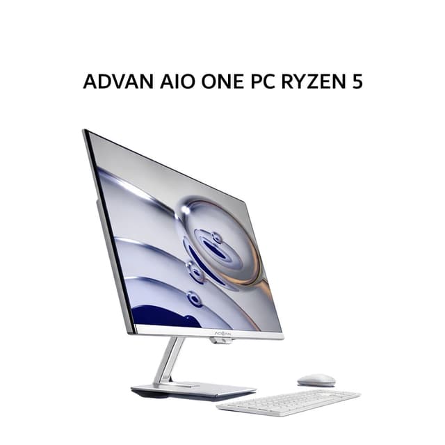 ADVAN AIO ONE PC RYZEN 5 3500 8GB 512GB W11 24.0FHD 99 SRGB