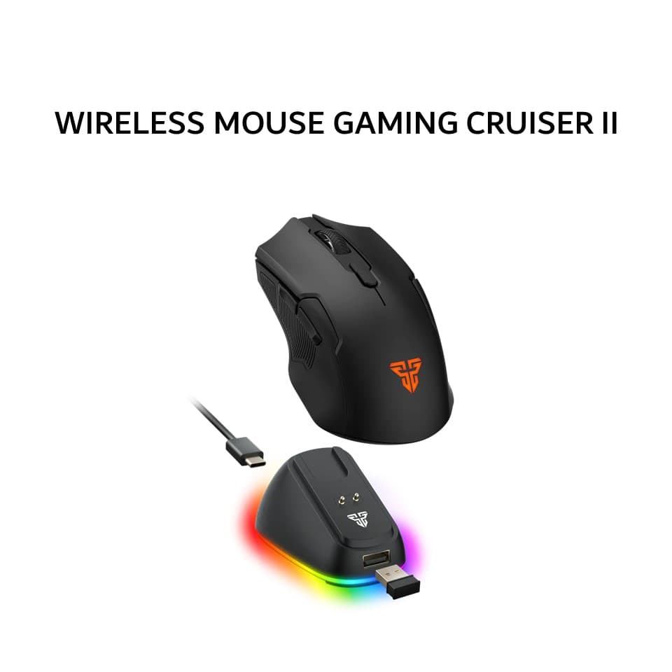 FANTECH WIRELESS MOUSE GAMING CRUISER II WG11V2RD - BLACK