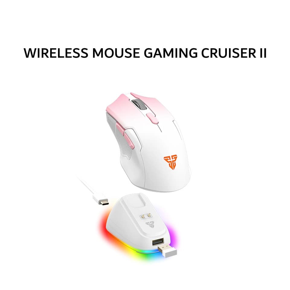 FANTECH WIRELESS MOUSE GAMING CRUISER II WG11V2RD - PINK