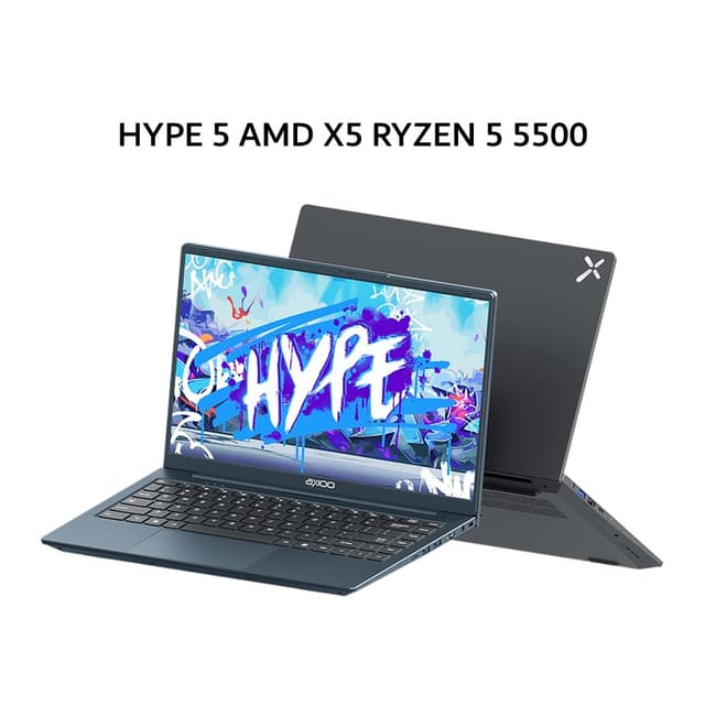 AXIOO HYPE 5 AMD X5 RYZEN 5 5500 8GB 256GB W11 14.0FHD IPS BLIT BLU