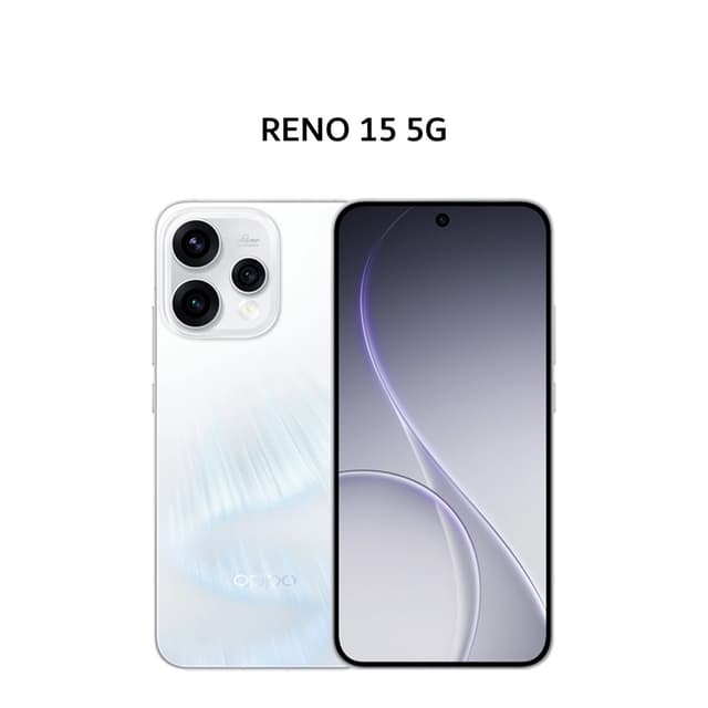 OPPO RENO 15 5G 8GB 256GB AURORA WHITE (BOXCHA+CAS+SCR)