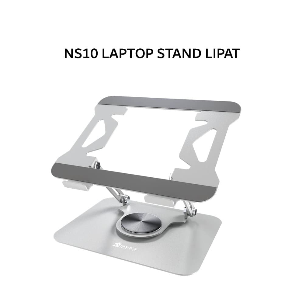 FANTECH NS10 LAPTOP STAND LIPAT ROTATE 11-17 INCH SILVER