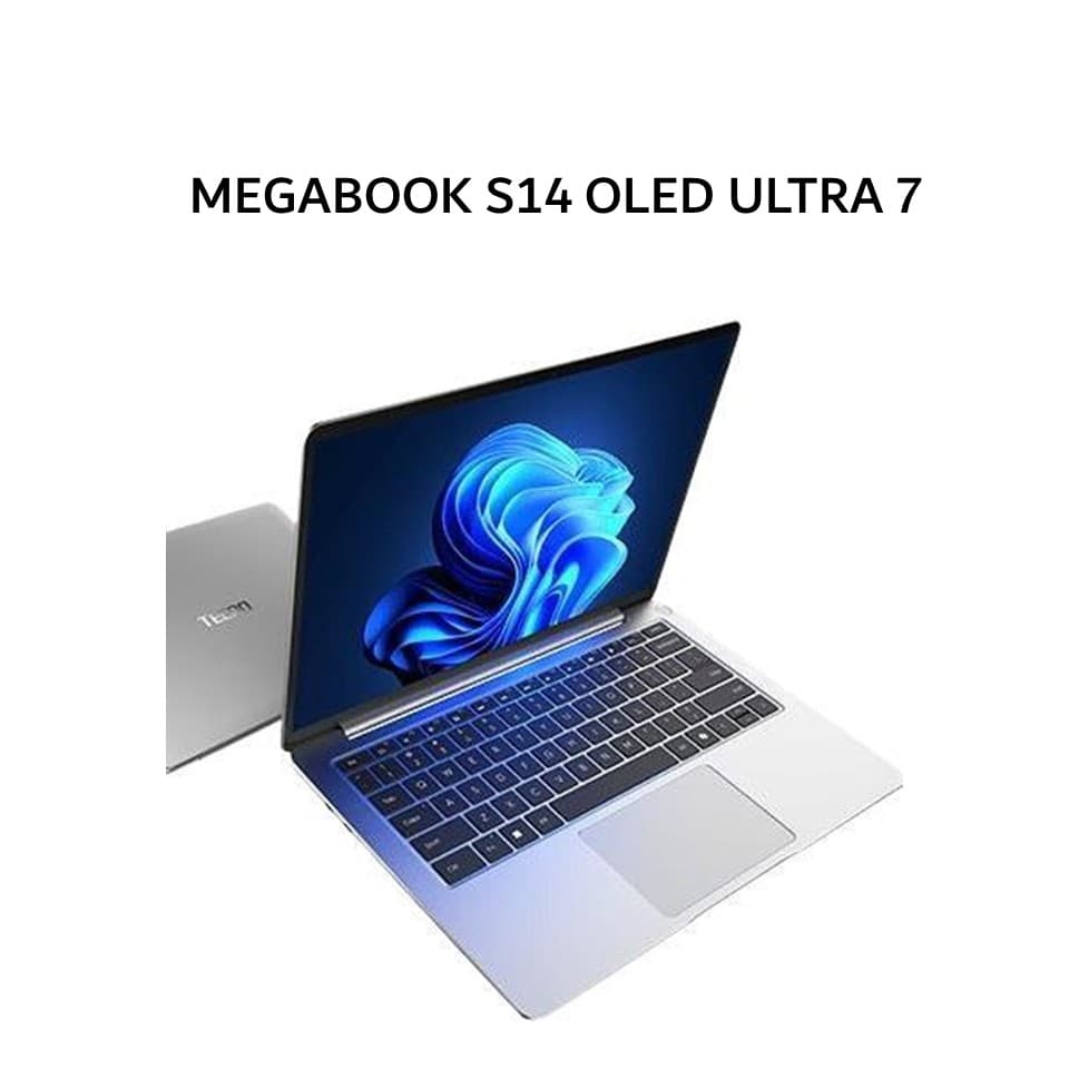 TECNO MEGABOOK S14 OLED ULTRA 7 155H 16GB 1TB W11 14.0 2.8K 120HZ 899GRAM 2Y SPACE GRY