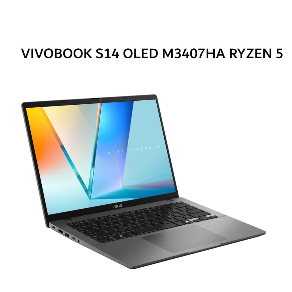 ASUS VIVOBOOK S14 OLED M3407HA RYZEN 5 220 16GB 1TB W11+OHS+M365B 14.0WUXGA GRY -OLED5111M