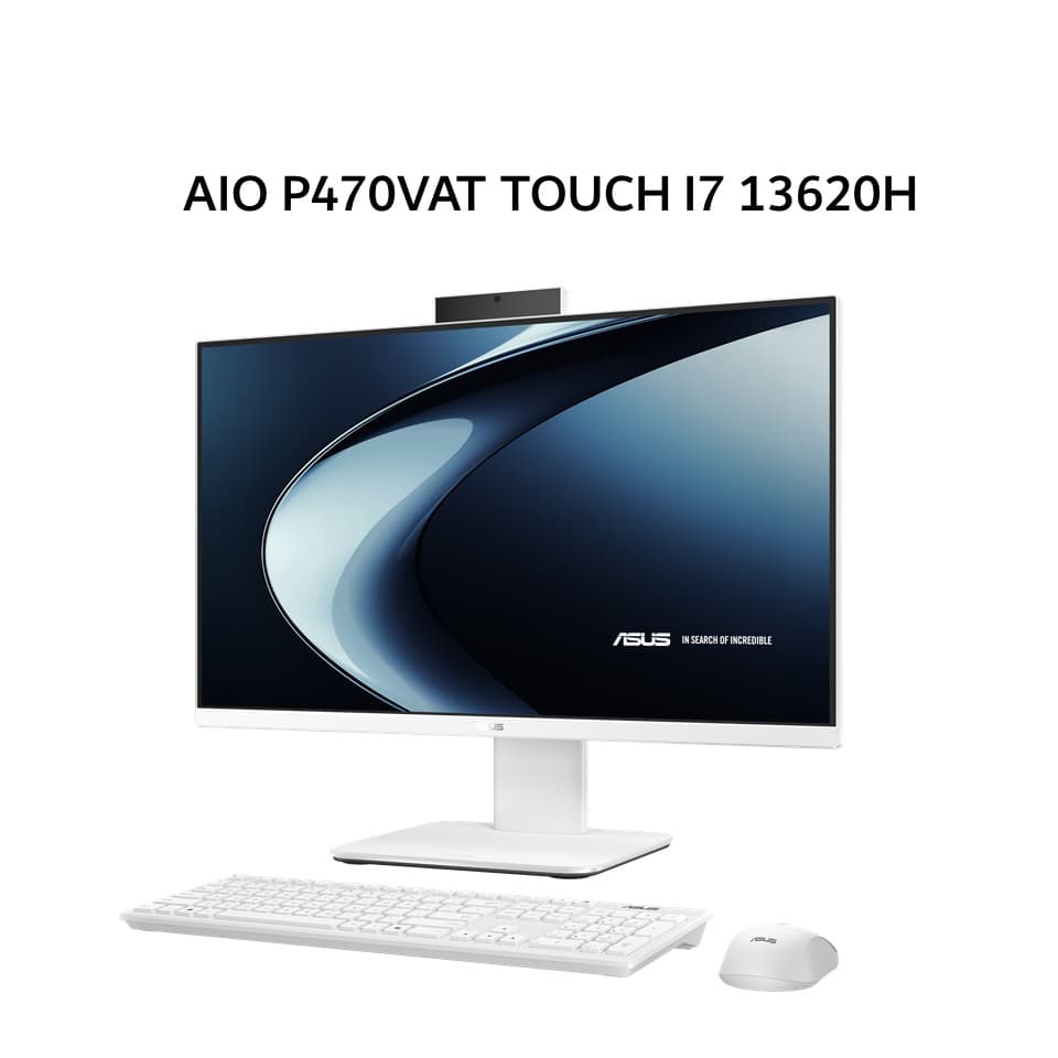 ASUS AIO P470VAT TOUCH I7 13620H 16GB 512GB W11+OHS 27.0FHD 2Y ONSITE K+M WLESS WHT -W7151WS