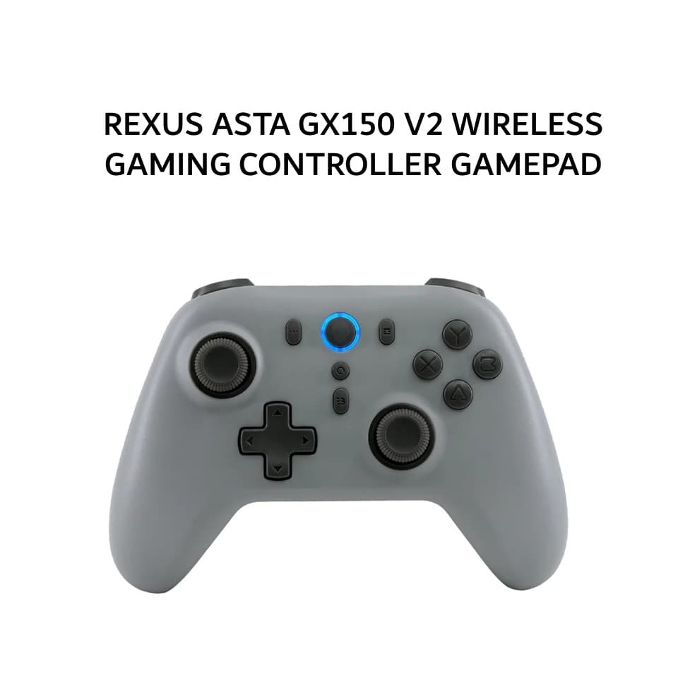 REXUS ASTA GX150 V2 / GEN 2 MULTI PLATFORM WIRELESS GAMING CONTROLLER GAMEPAD - GRAY