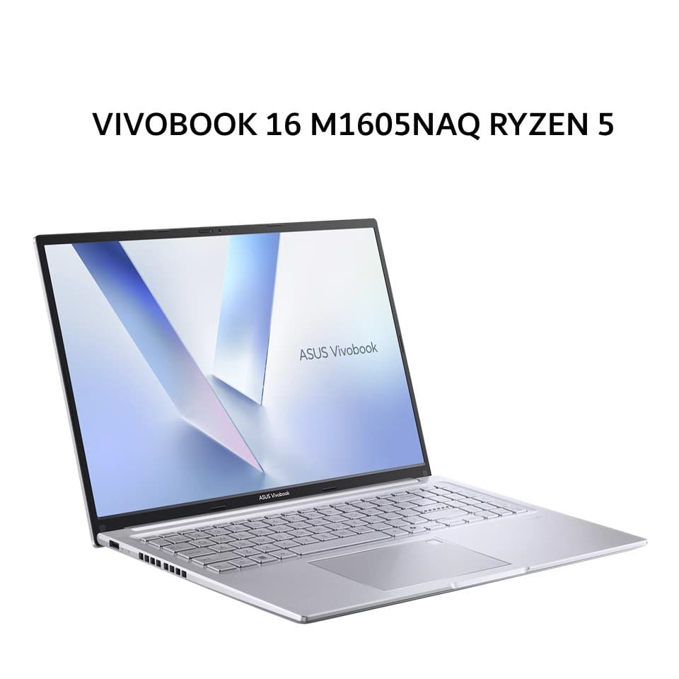 ASUS VIVOBOOK 16 M1605NAQ RYZEN 5 150 16GB 512GB W11+OHS+M365 16.0WUXGA OLED BLIT SLV -OLED5152M