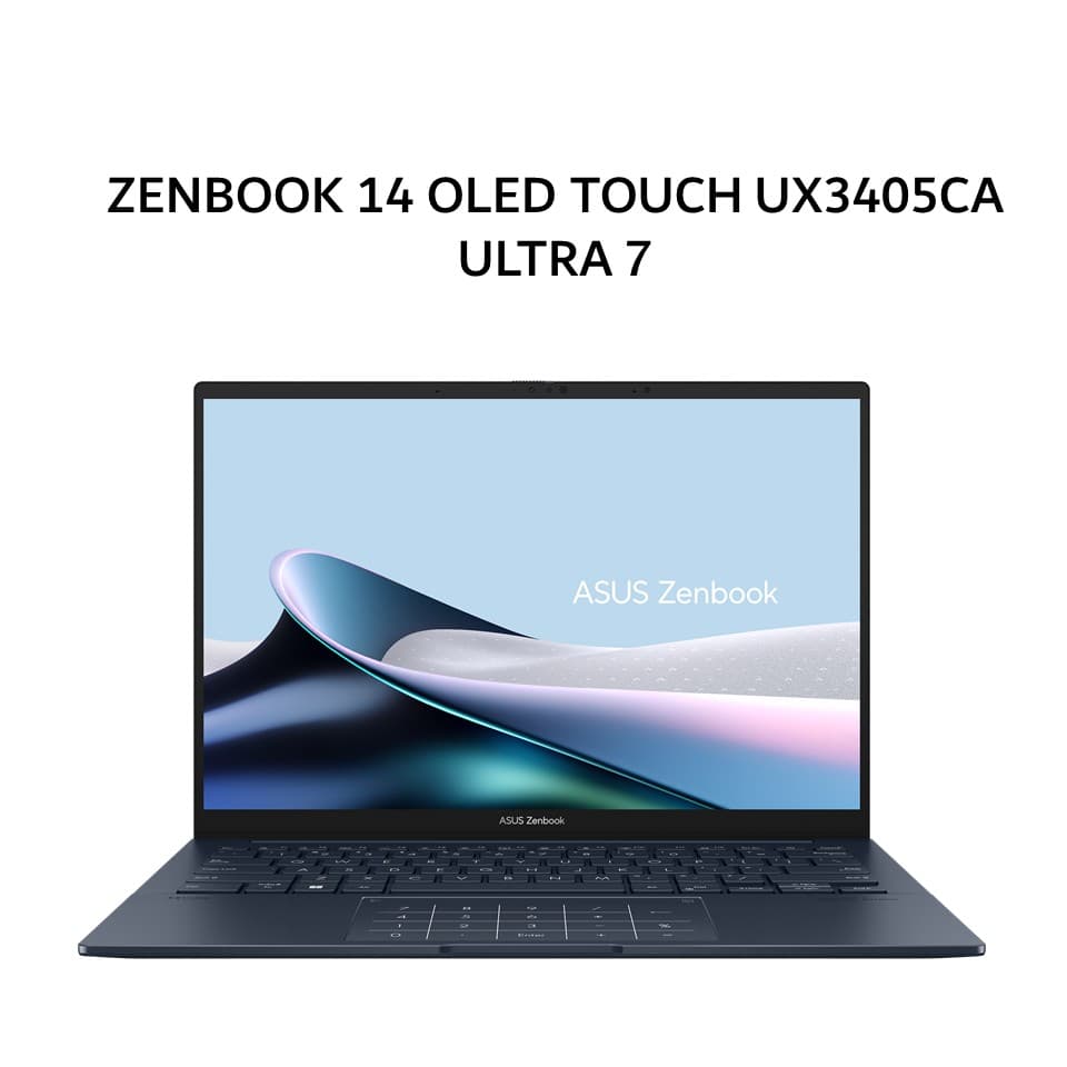 ASUS ZENBOOK 14 OLED TOUCH UX3405CA ULTRA 7 255H 32GB 1TB W11+OHS+M365B 14.0WUXGA BLU -OLED7313TM