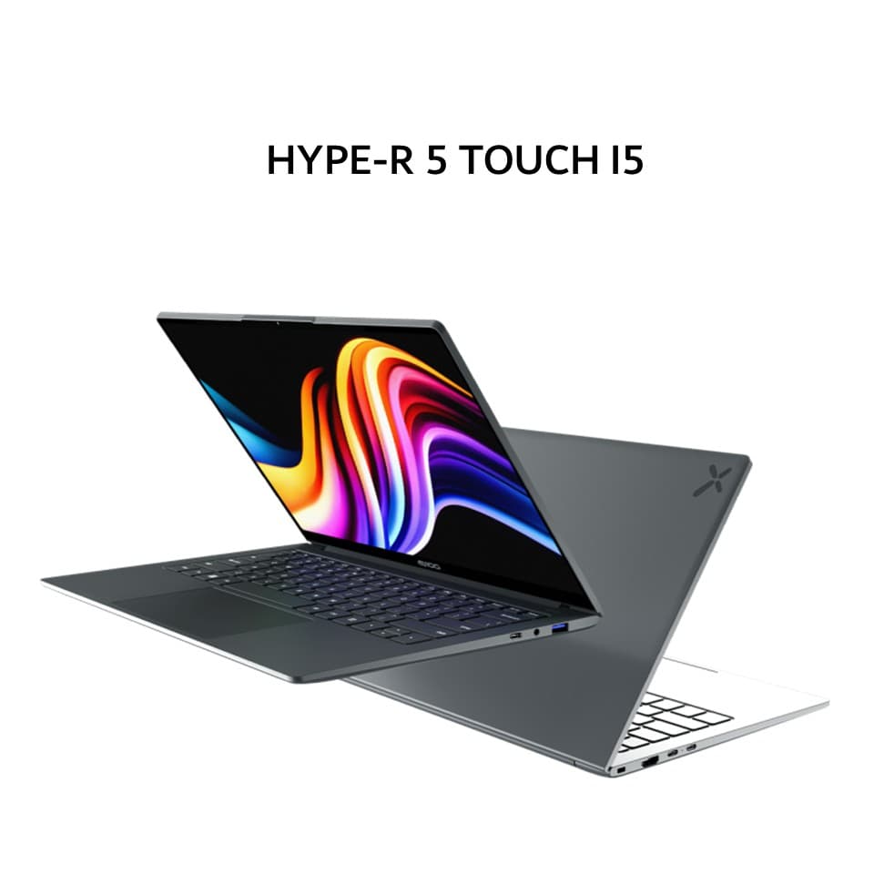 AXIOO HYPE-R 5 TOUCH I5 1235 24GB 512GB W11 14.0FHD IPS GRY (1KG)