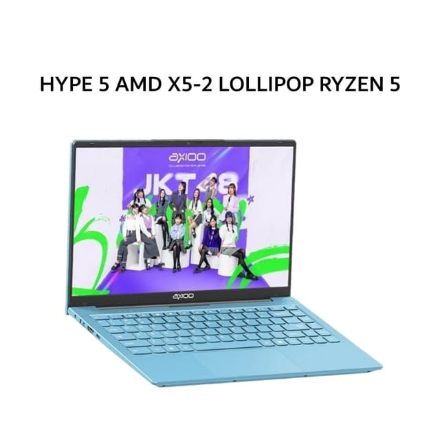 AXIOO HYPE 5 AMD X5-2 LOLLIPOP RYZEN 5 7430 8GB 256GB DOS 14.0FHD IPS BLIT BLU