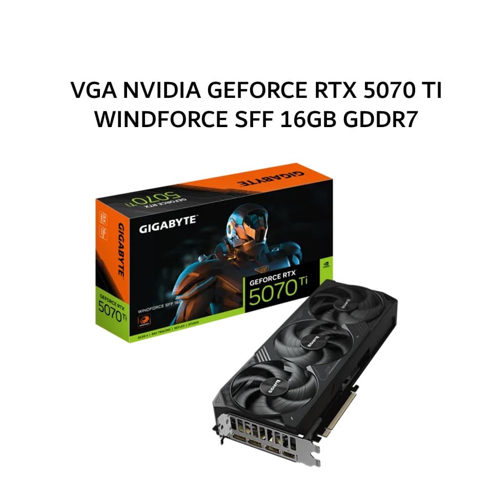 GIGABYTE VGA NVIDIA GEFORCE RTX 5060 TI WINDFORCE 16GB GDDR7 3Y