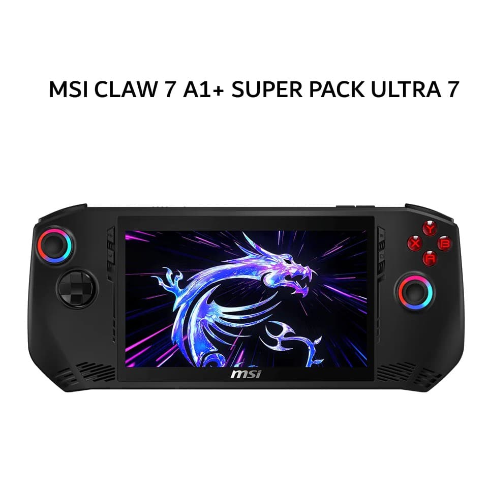 MSI CLAW 7 A1+ SUPER PACK ULTRA 7 258V 32GB 512GB W11 7.0FHD IPS 120HZ 100SRGB -A2VM.046