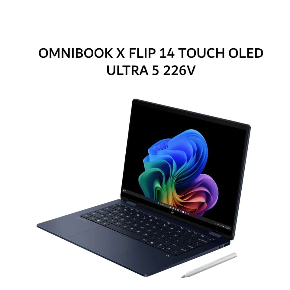 HP OMNIBOOK X FLIP 14 TOUCH OLED ULTRA 5 226V 16GB 512GB W11+OHS+M365B 14.0 2K 2Y+ADP BLU -FM0889TU