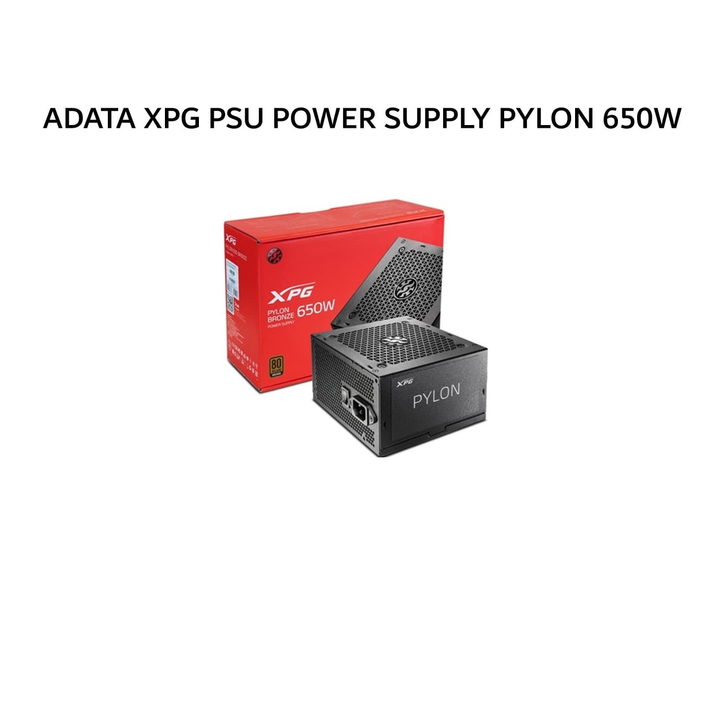 ADATA XPG PSU POWER SUPPLY PYLON 650W (80+ BRONZE) BLACK