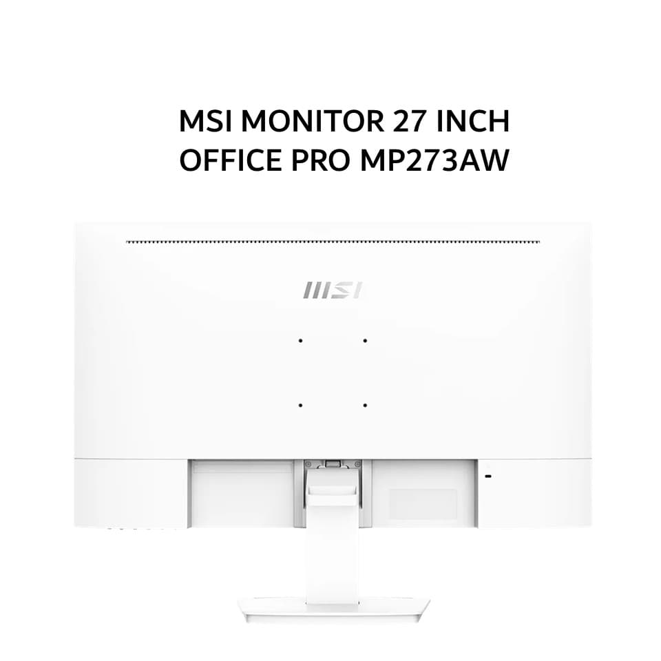 MSI MONITOR 27 INCH OFFICE PRO MP273AW IPS FHD 1080P 1MS 100HZ SPEAKER WHITE 3Y