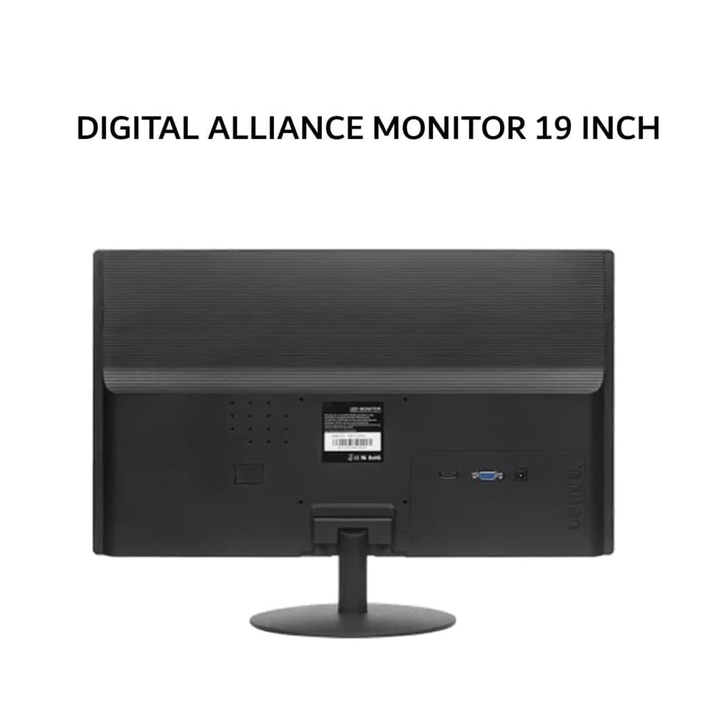 DIGITAL ALLIANCE MONITOR 19 INCH HD 900P 5MS 75HZ VGA HDMI BLACK DA19-BGS75T 1Y