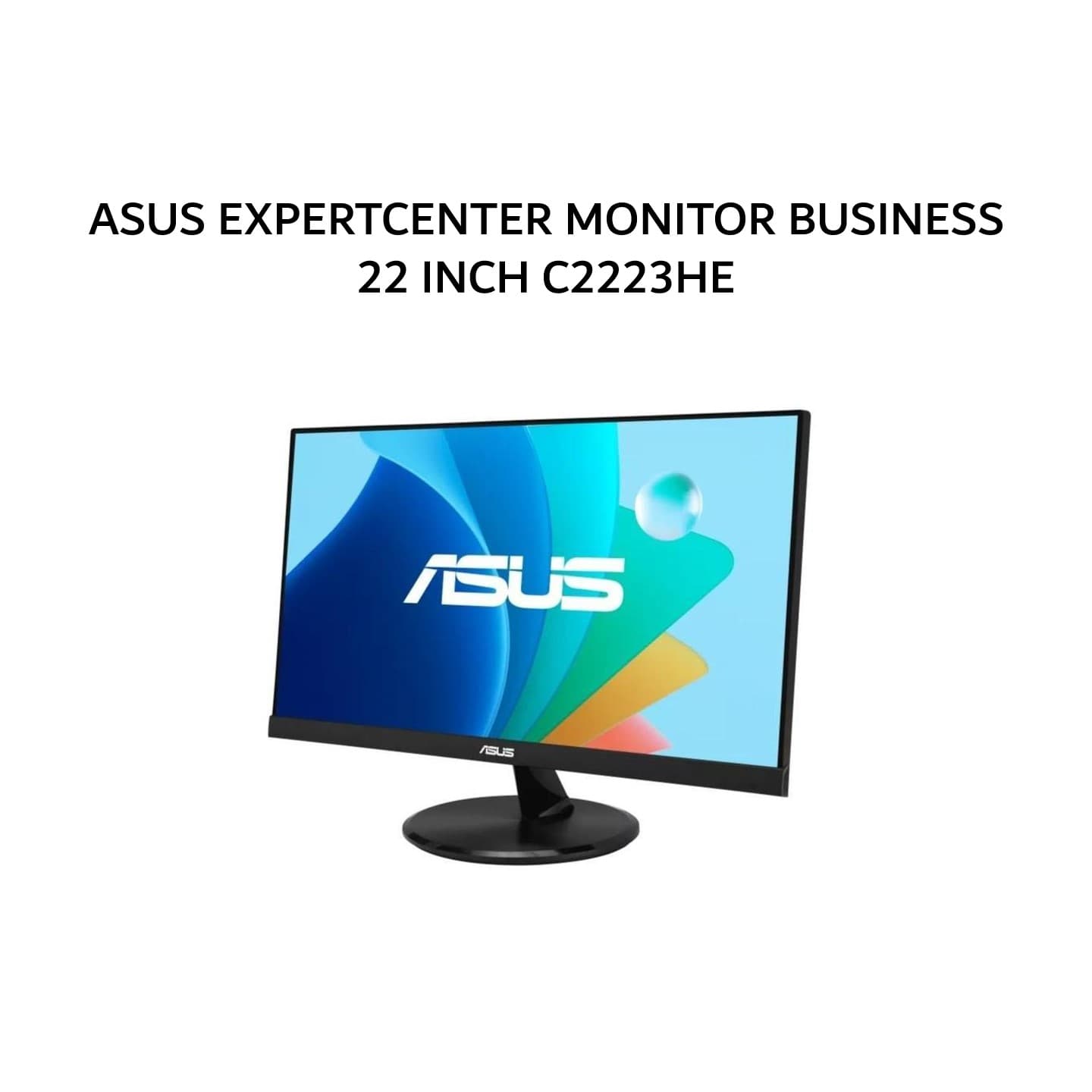 ASUS EXPERTCENTER MONITOR BUSINESS 22 INCH C2223HE IPS FHD 1080P 1MS 75HZ (BUNDLE PC DESKTOP)