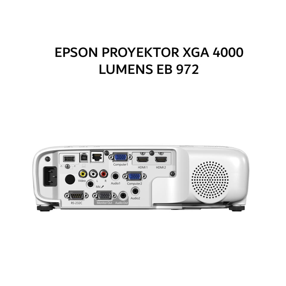 EPSON PROYEKTOR XGA 4000 LUMENS EB 972 1Y