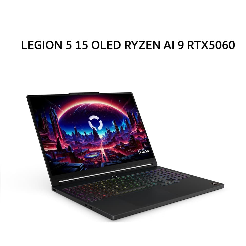 LENOVO LEGION 5 15 OLED RYZEN AI 9 465 RTX5060 8GB/ 32GB 1TB W11+OHS+M365B 15.3WQXGA 165HZ 24ZRGB 3Y+3ADP BLK -1EID