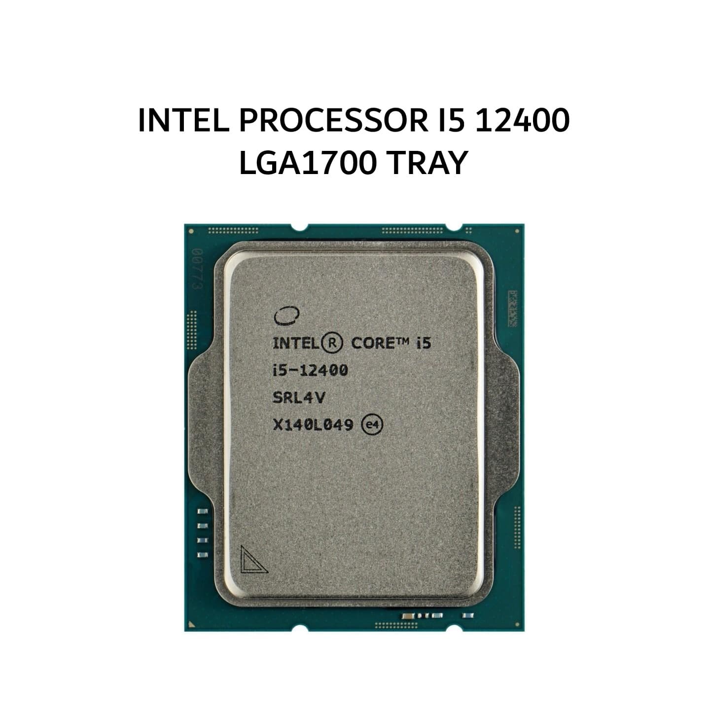 INTEL PROCESSOR I5 12400 LGA1700 1Y TRAY