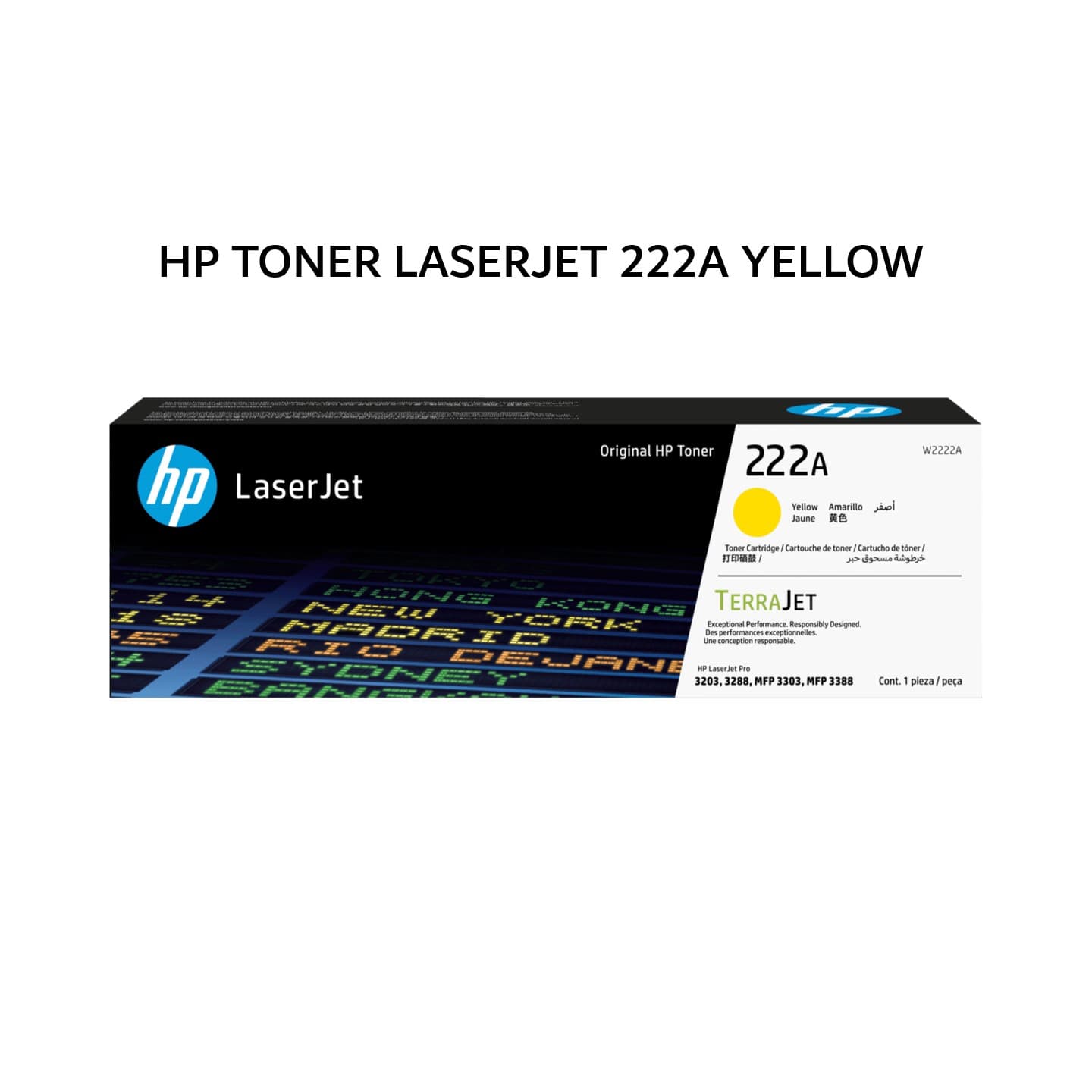HP TONER LASERJET 222A YELLOW