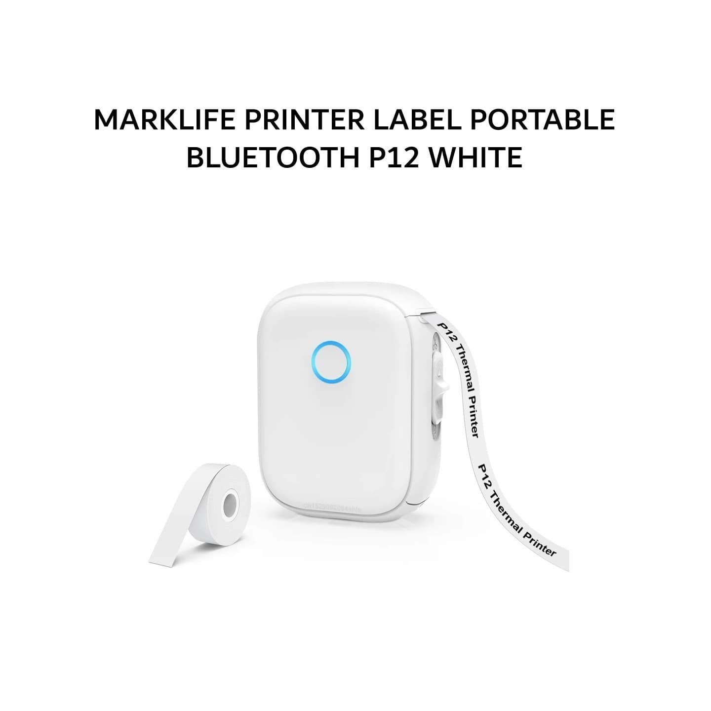 MARKLIFE PRINTER LABEL PORTABLE BLUETOOTH P12 WHITE 1Y