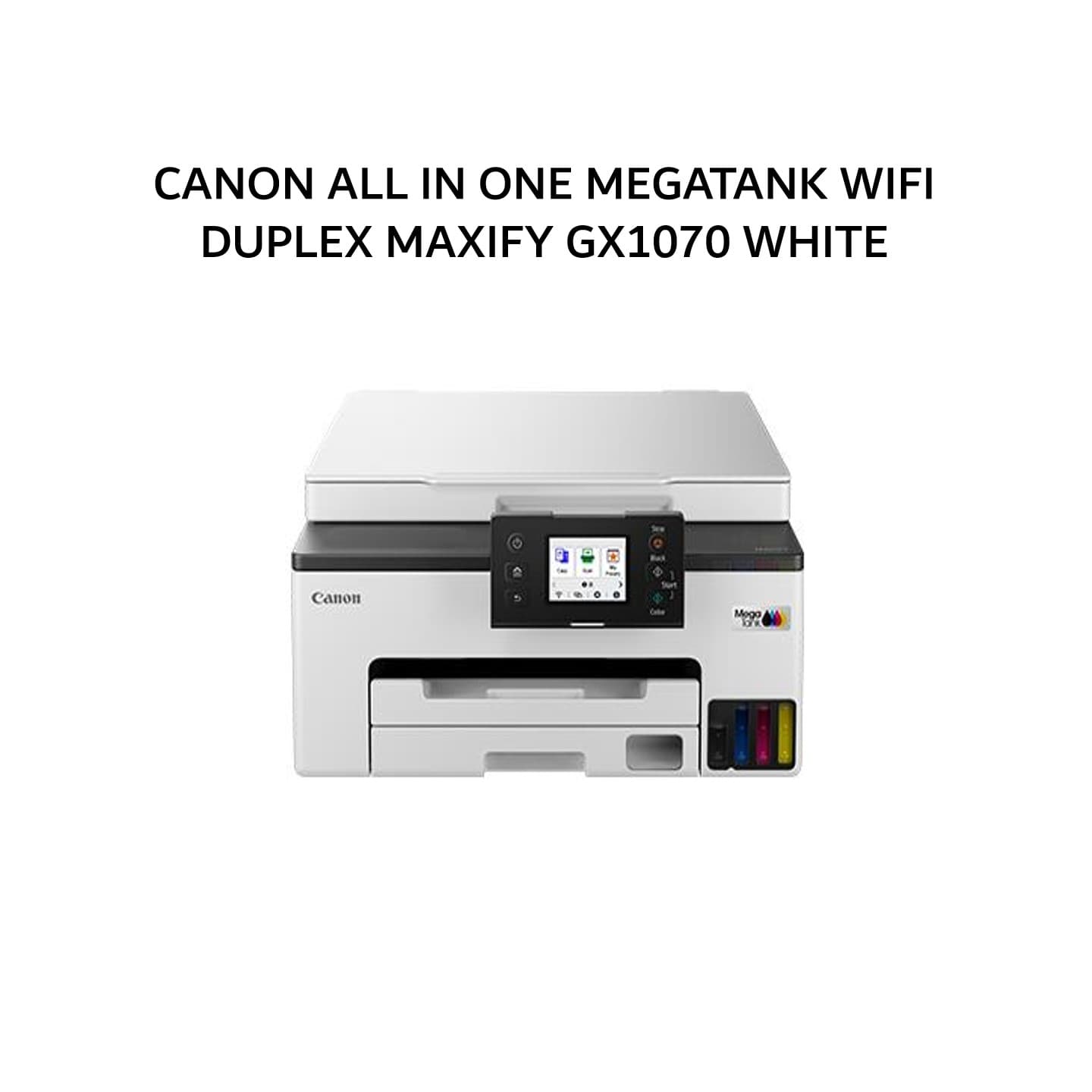 CANON ALL IN ONE MEGATANK WIFI DUPLEX MAXIFY GX1070 WHITE 2Y