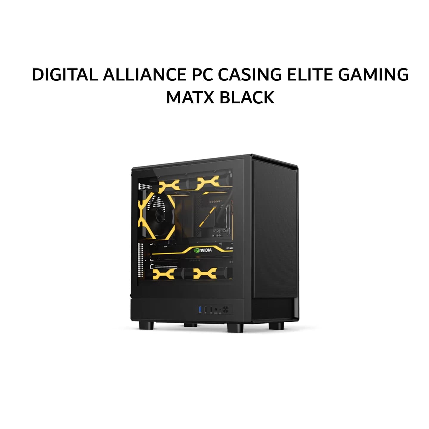 DIGITAL ALLIANCE PC CASING ELITE GAMING MATX BLACK