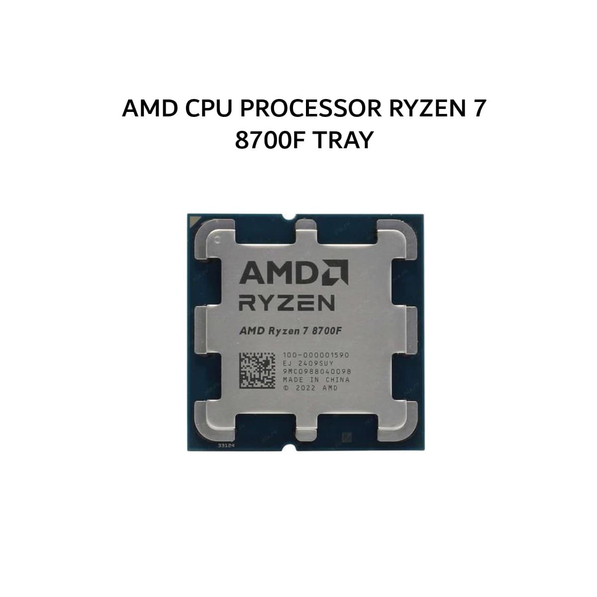 AMD CPU PROCESSOR RYZEN 7 8700F (8C/16T + 4.1-5.0GHZ) 16MB CACHE TDP 65W AM5 3Y TRAY