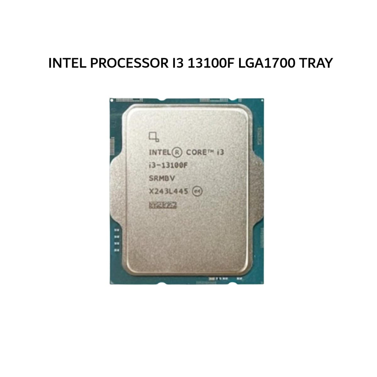 INTEL PROCESSOR I3 13100F LGA1700 1Y TRAY
