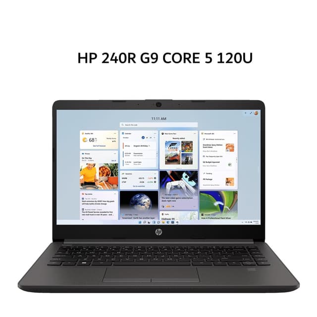 HP 240R G9 CORE 5 120U 8GB 512GB W11+OHS 14.0FHD 1/1/0 (BAG INBOX) GRY
