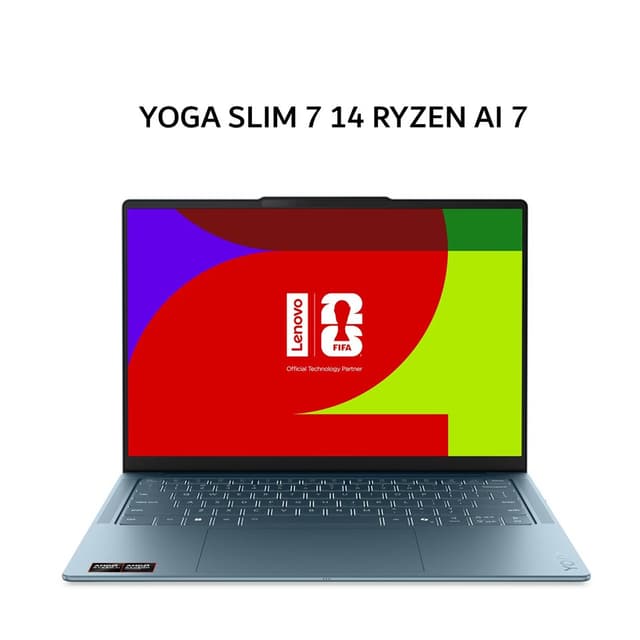 LENOVO YOGA SLIM 7 14 RYZEN AI 7 445 16GB 512GB W11+OHS+M365B 14.0WUXGA OLED 3Y PREM+3ADP (BOX SLEE) TEAL -47ID