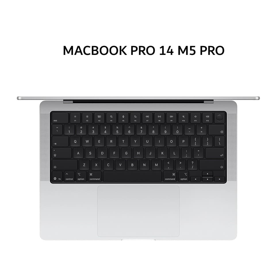 APPLE MACBOOK PRO 14 M5 PRO 20C GPU 24GB 2TB 18C CPU 14.0 SILVER -MGDP4ID