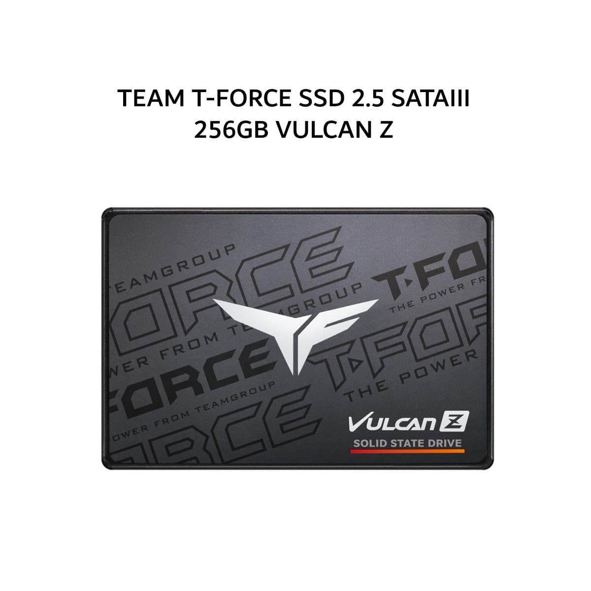 TEAM T-FORCE SSD 2.5 SATAIII 256GB VULCAN Z QLC 3Y - UP TO 520 MB/S