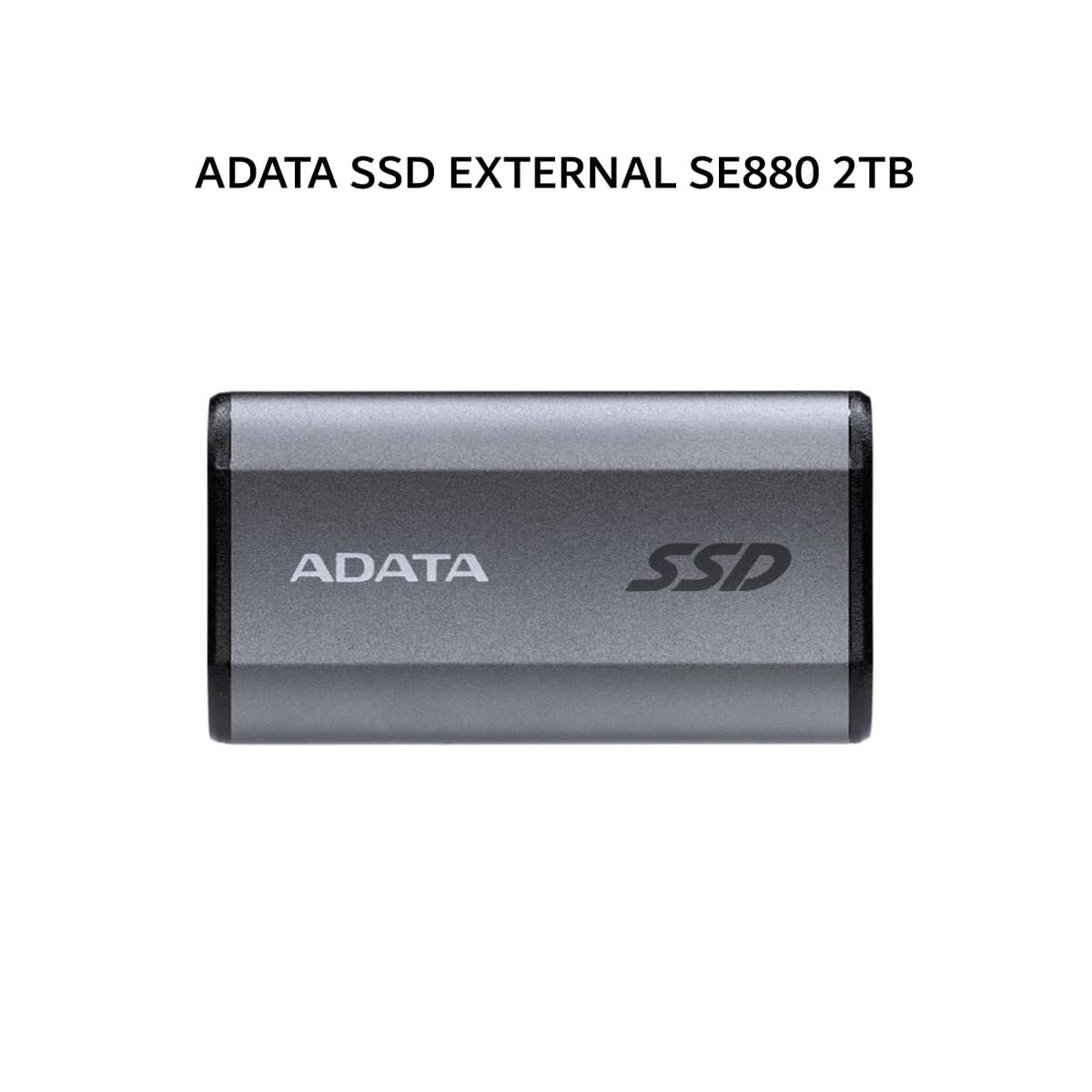 ADATA SSD EXTERNAL SE880 2TB GRAY 5Y - UP TO 2000 MB/S