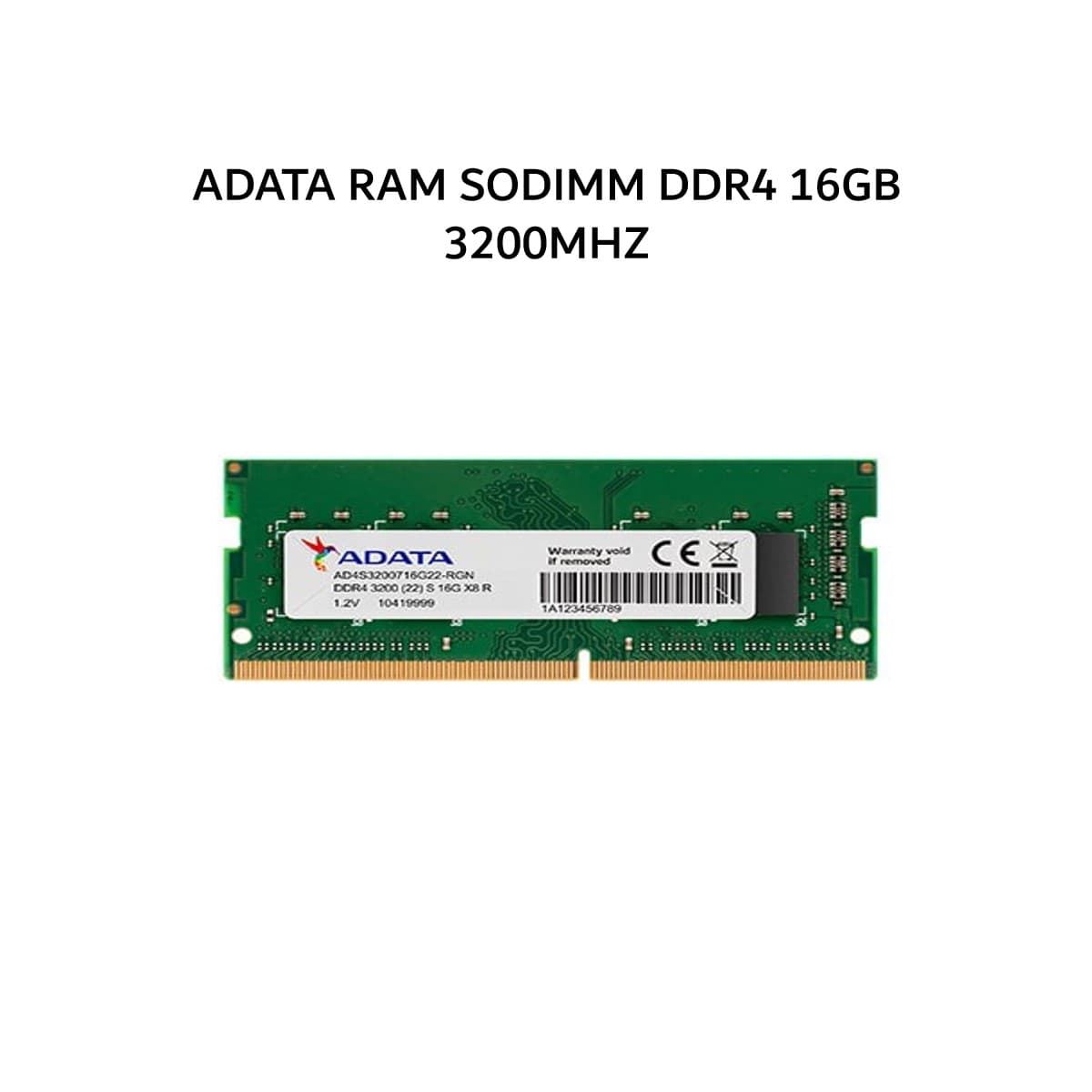 ADATA RAM SODIMM DDR4 16GB 3200MHZ