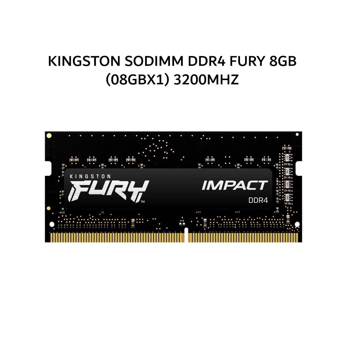 KINGSTON SODIMM DDR4 FURY 8GB (08GBX1) 3200MHZ