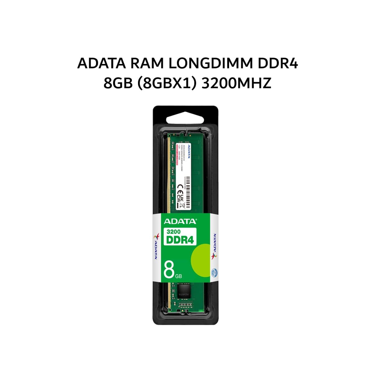 ADATA RAM LONGDIMM DDR4 8GB (8GBX1) 3200MHZ