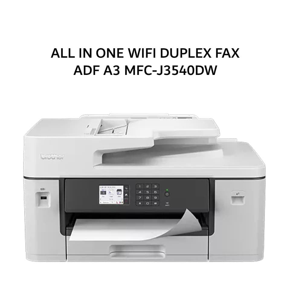 BROTHER ALL IN ONE WIFI DUPLEX FAX ADF A3 MFC-J3540DW 3Y