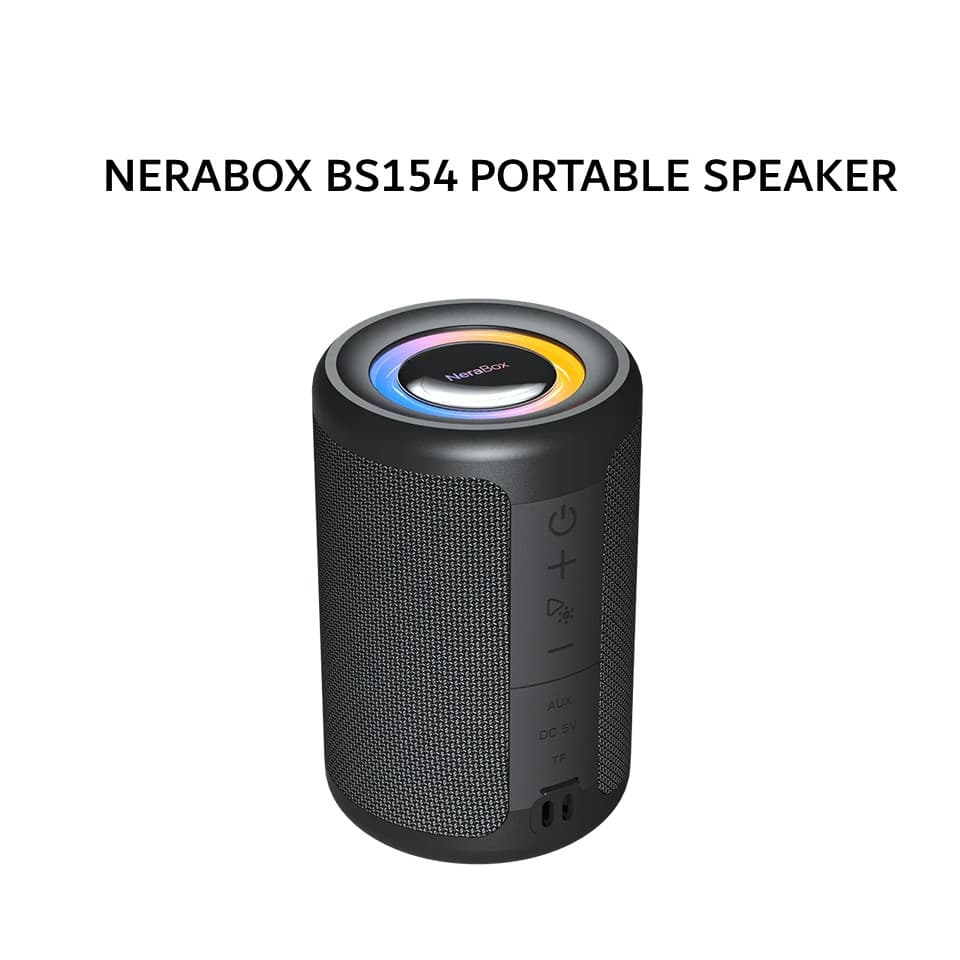 FANTECH NERABOX BS154 PORTABLE SPEAKER BLUETOOTH 5.4 RGB/SD CARD/AUX - BLACK